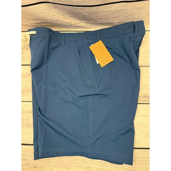 Men's Cargo Shorts Size 38 Blue Quick-Dry Elastic Waist Summer Casual - Picture 6 of 8